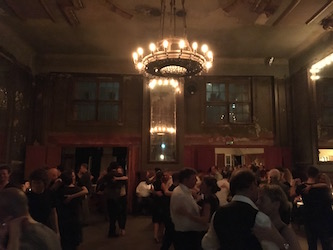 People dancing at Clärchens Ballhaus